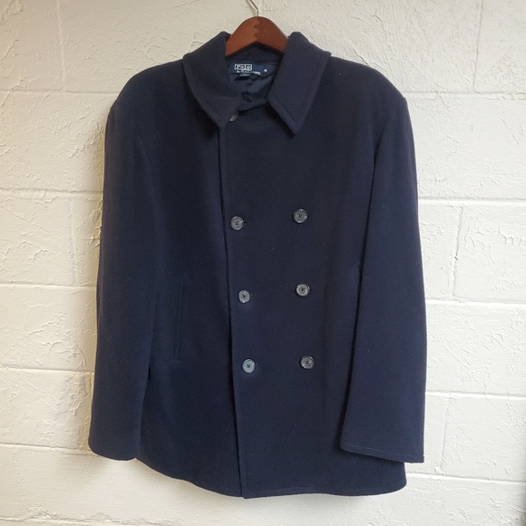 Polo Ralph Lauren Other - Polo by Ralph Lauren Navy Cashmere Peacoat Size XL